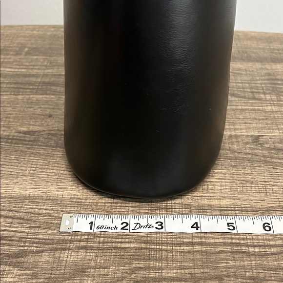 Antik Kraft |  Black Faux Leather Shoulder Bag - Picture 9 of 10